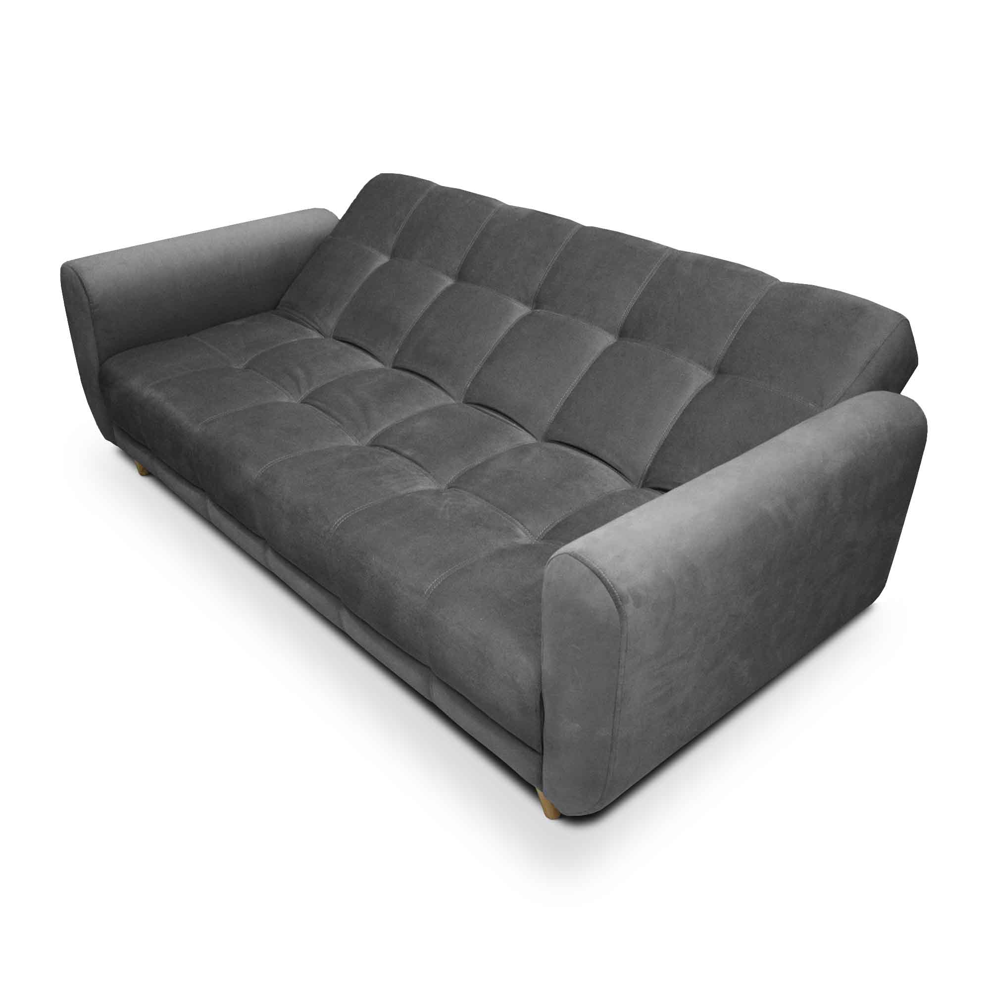 Sofa Cama Comfort Sistema Clic Clac Color Gris